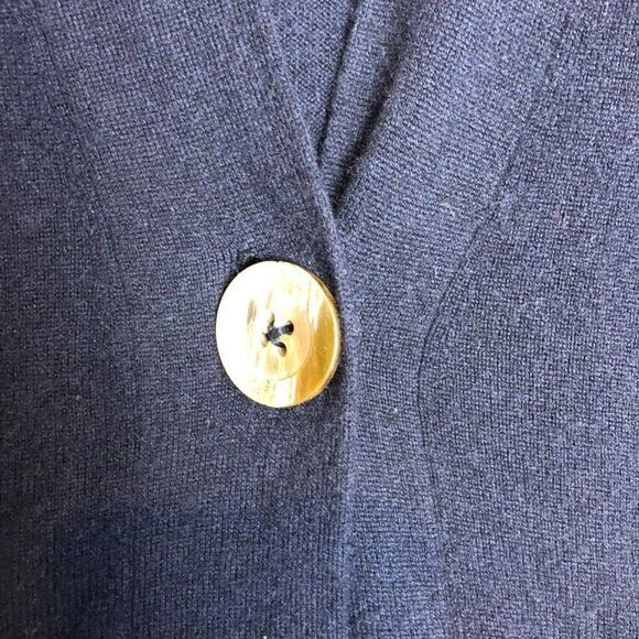 Repeat Cashmere Silver Edition Blue with button Size L. RS - Picture 3 of 7